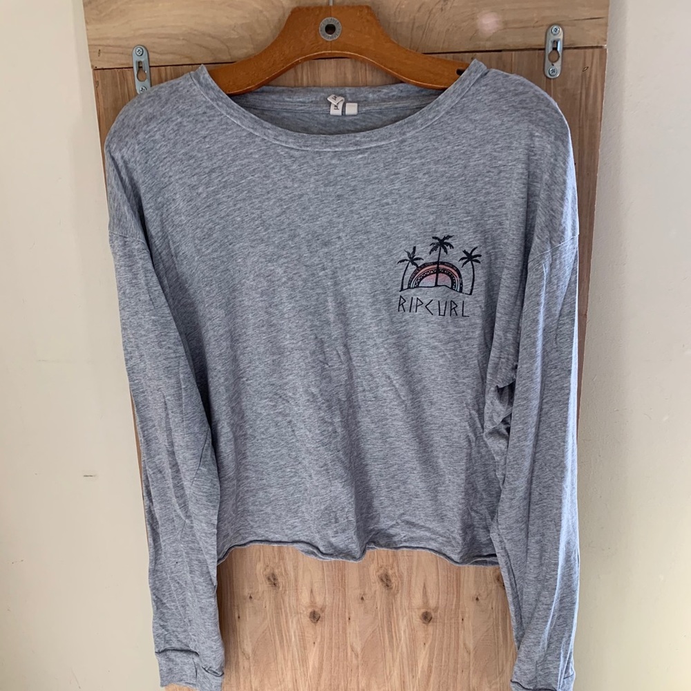 Rip curl long sleeve crop top